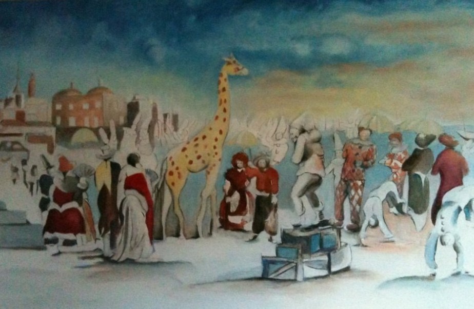 UNE GIRAFE A ARNAY LE&nbsp;DUC