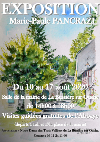 Marie-Paule Pancrazi  expose à Labussière-sur Ouche ( ancienne école communale de&nbsp;Labussière)