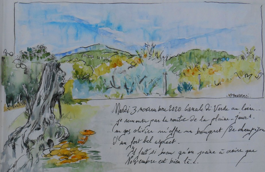 Marie-Paule PANCRAZI: Carnet d’aventures 30 jours en Corse et en aquarelle&nbsp;!