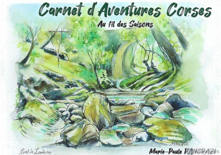 Ca y est !  le Carnet d’Aventures Corses Au Fil des Saisons,  enfin sorti sous la forme d’un livre de 94 pages&nbsp;!